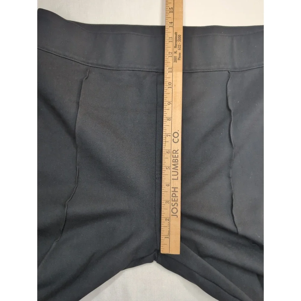 Spanx Womens 1X Ponte Flare Pants 20252R Black Stretch Pull On Slimming